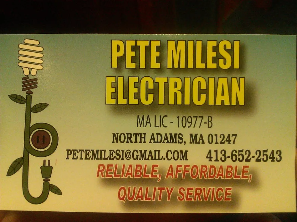 Slide of Peter Milesi Electrician