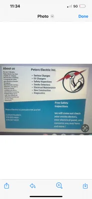 Peters Electric Contracting Logo