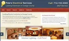 Slide of Pete's Electrical Services