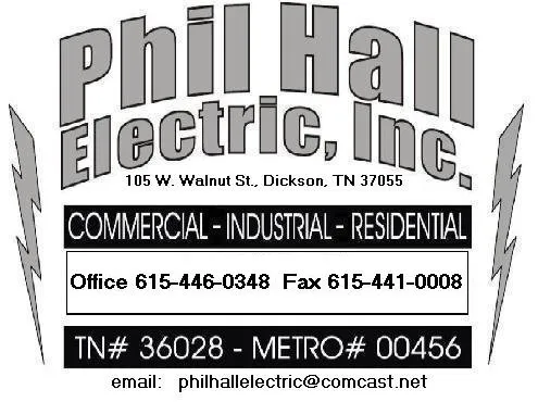 Slide of Phil Hall Electric