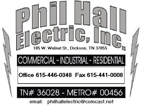 Slide of Phil Hall Electric