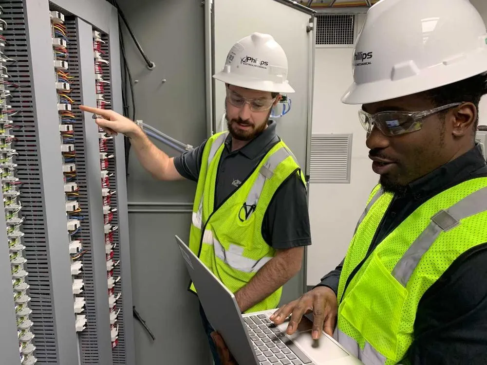 Slide of Phillips Electrial/Mechanical