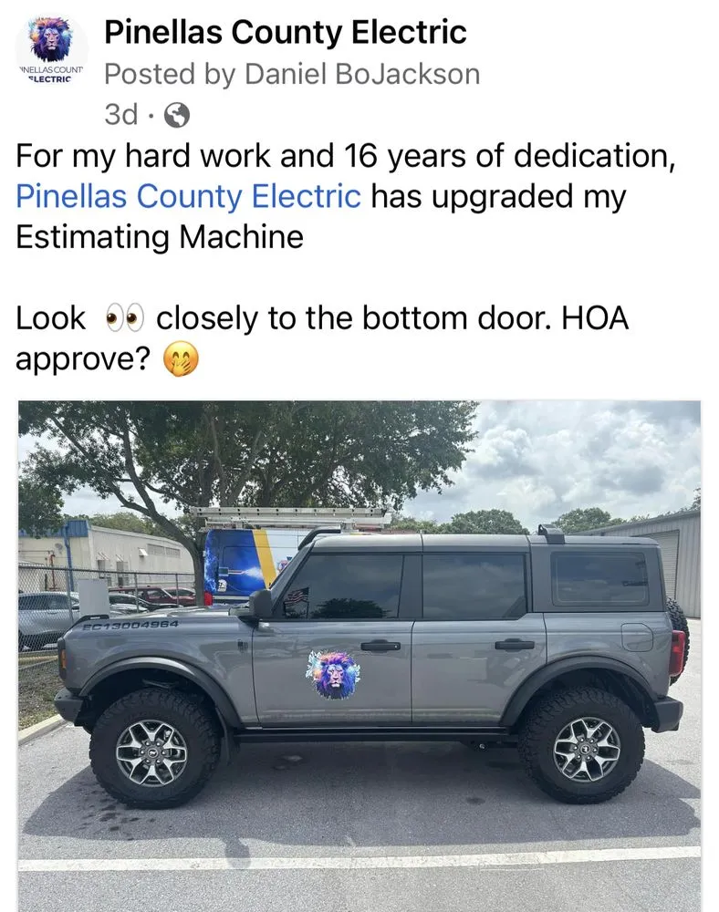 Slide of Pinellas County Electric