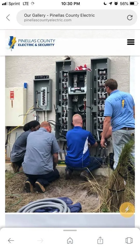 Slide of Pinellas County Electric