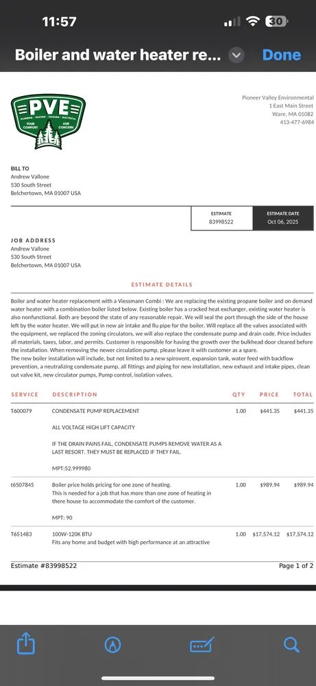 Slide of Pioneer Valley Environmental