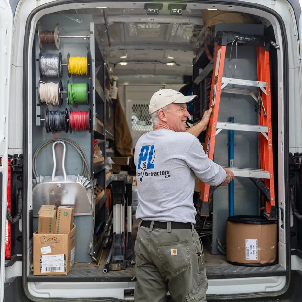 Expert electrician providing emergency electrical service in Wall Township, NJ - P&L Electrical Contractors
