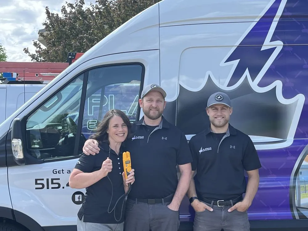 Slide of Platinum Electric Service