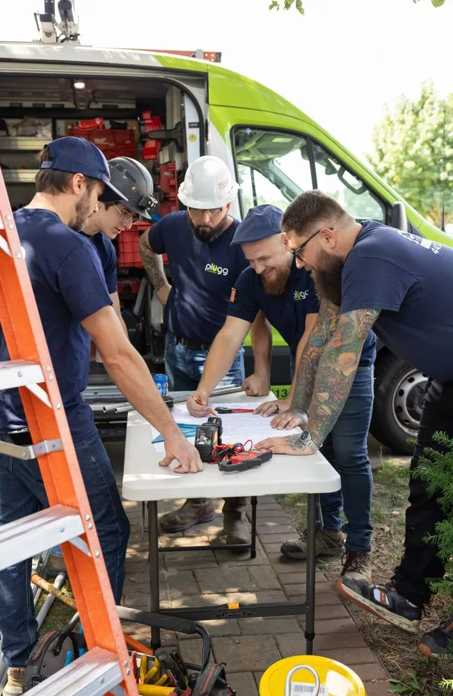 Slide of Plugg Electric