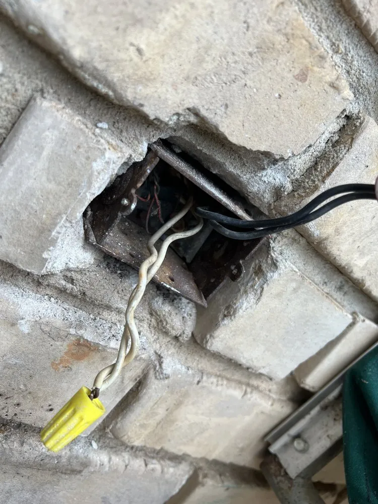 Slide of Plugged Electricians