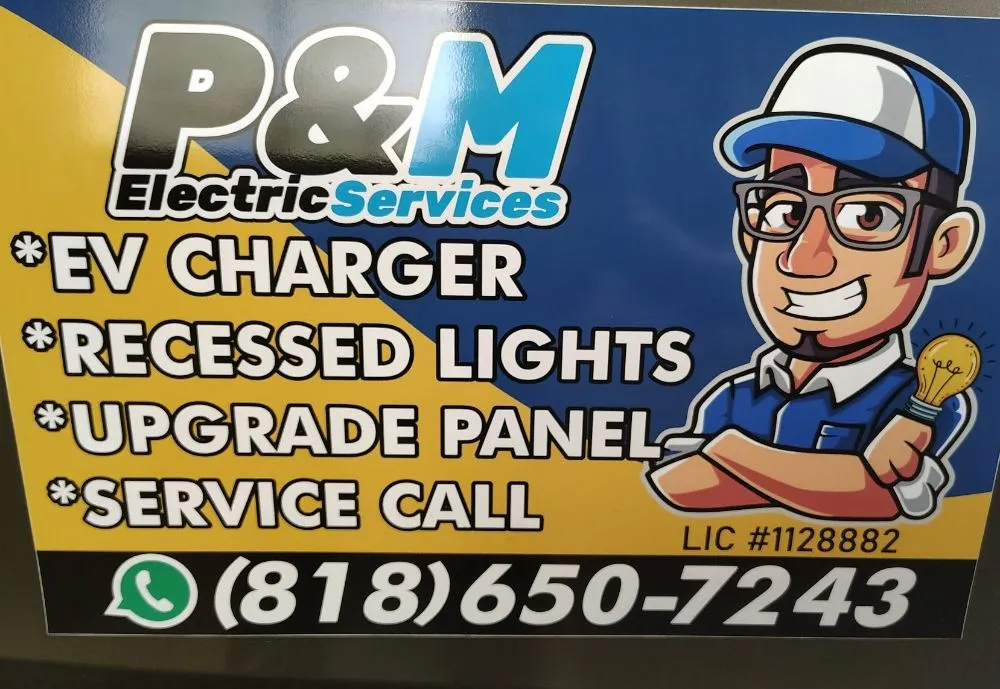 Slide of P&M Electric Services