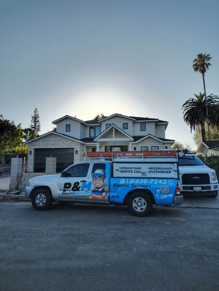 Slide of P&M Electric Services