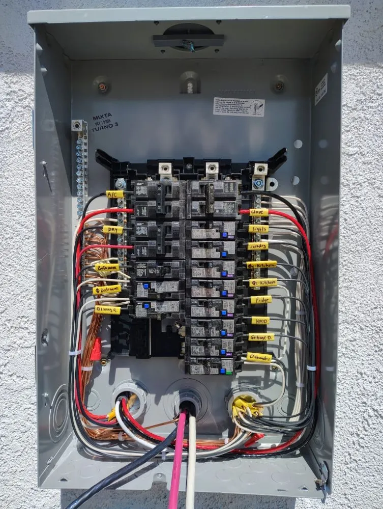 Slide of P&M Electric Services