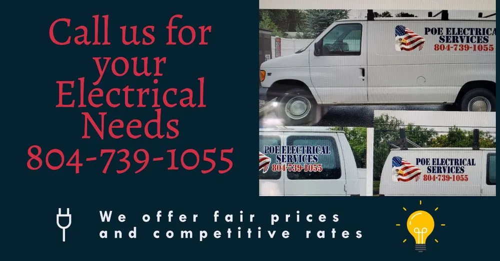 Reliable electrician providing electrical repair in Moseley, VA - Poe Electrical Services