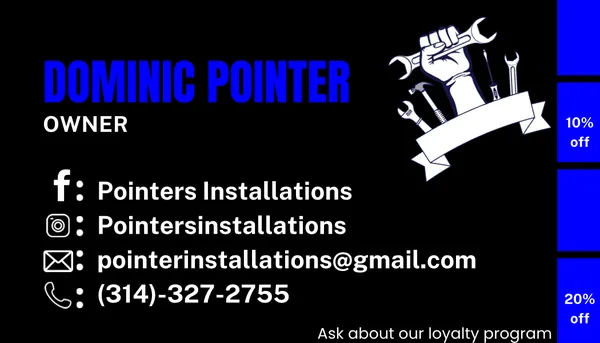 Pointer’s Installations