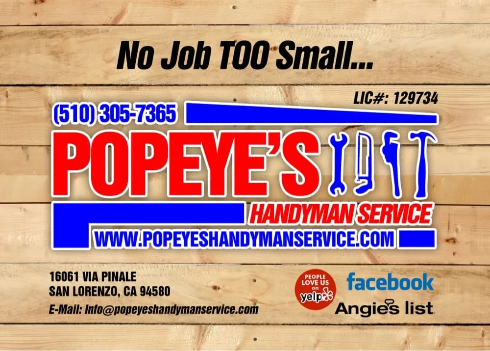 Slide of Popeyes Handyman Service