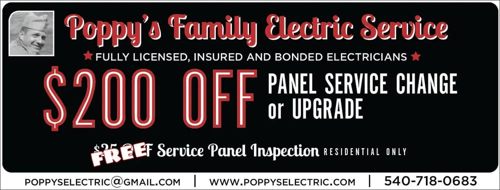 Slide of Poppy's Family Electric Service