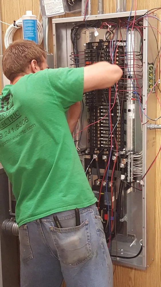 Slide of Porter Electric