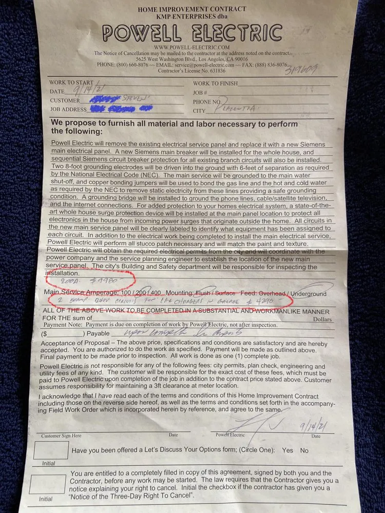 Slide of Powell Electric