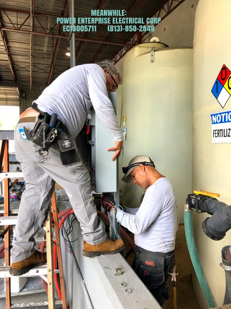 Slide of Power Enterprise Electrical Corp.