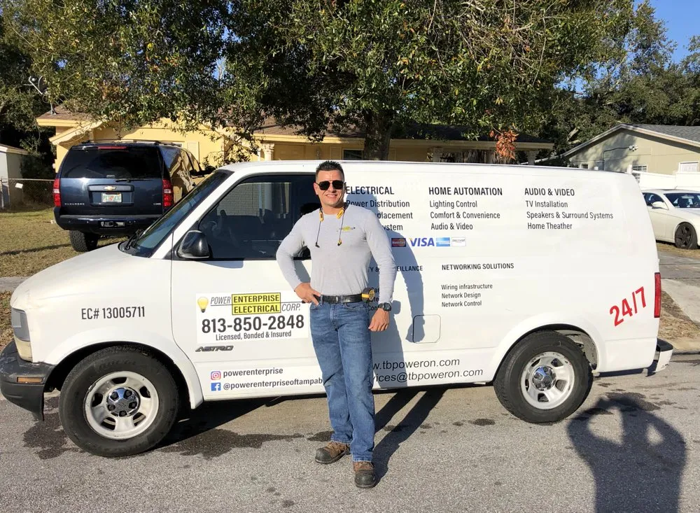 Slide of Power Enterprise Electrical Corp.