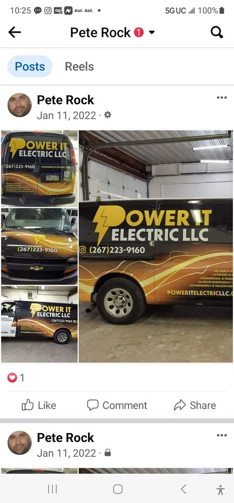 Slide of Power it Electric