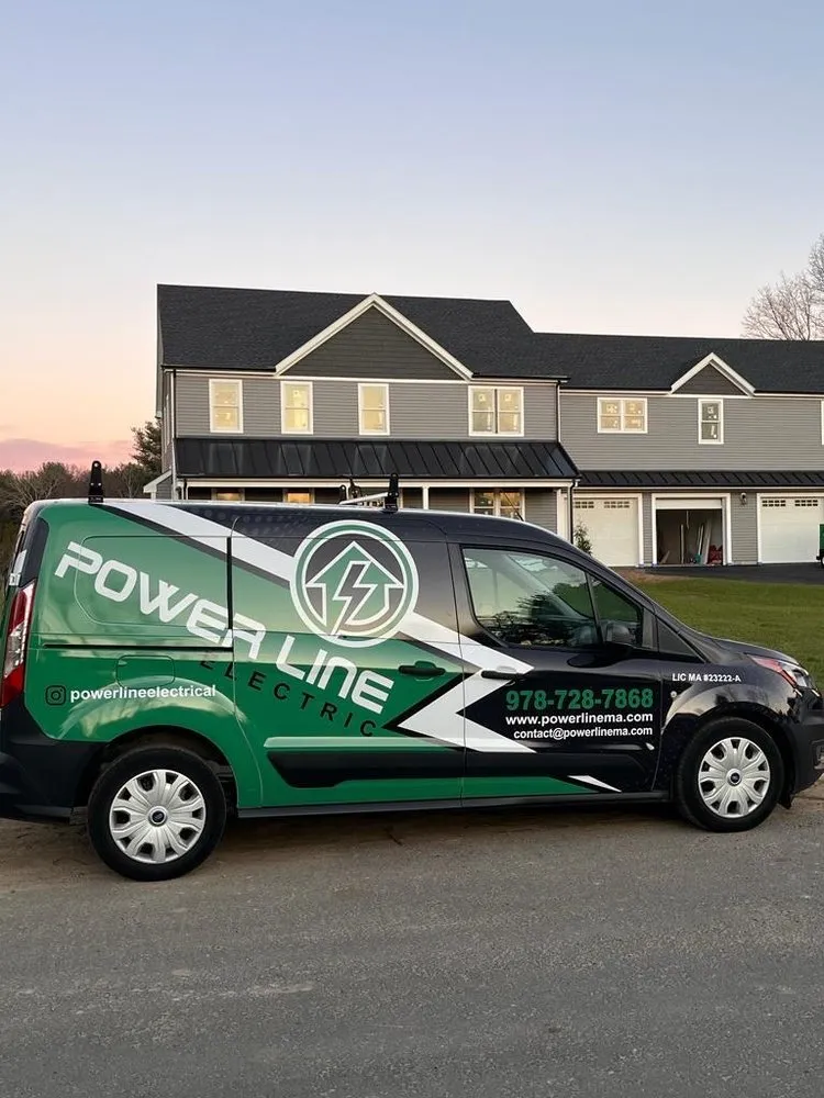 Slide of Power Line Electric