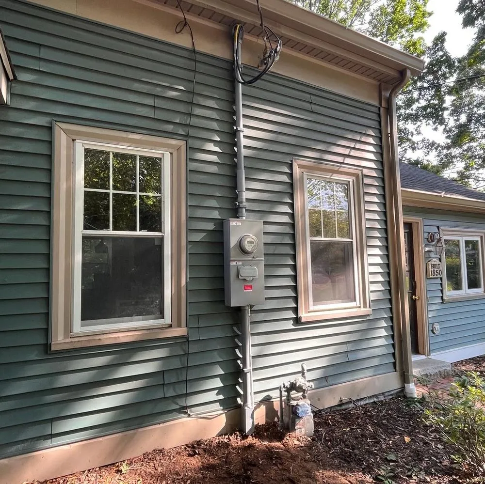 Slide of Power Line Electric