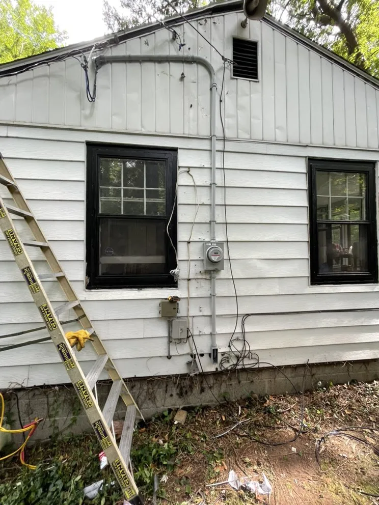 Affordable electrical service for homes in wiring installation,  by 