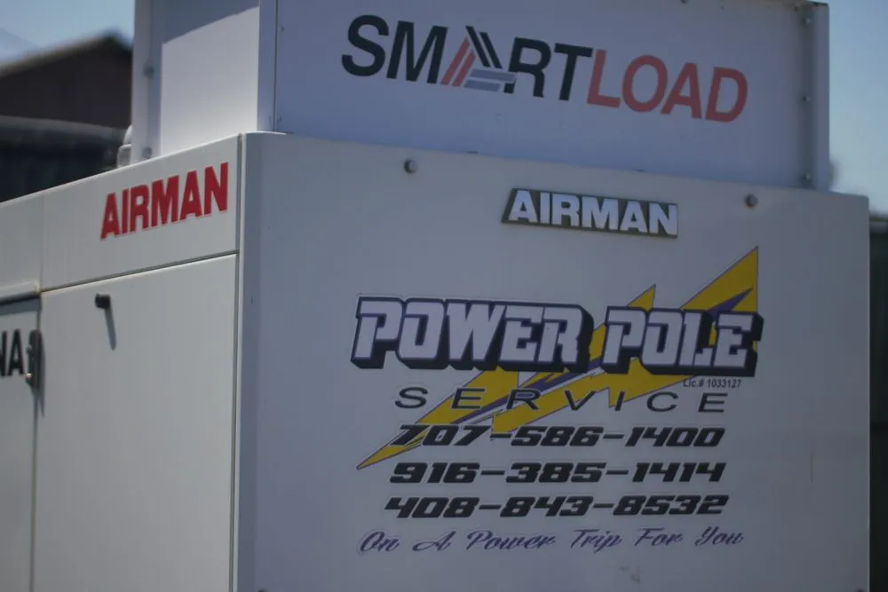 Slide of Power Pole Service