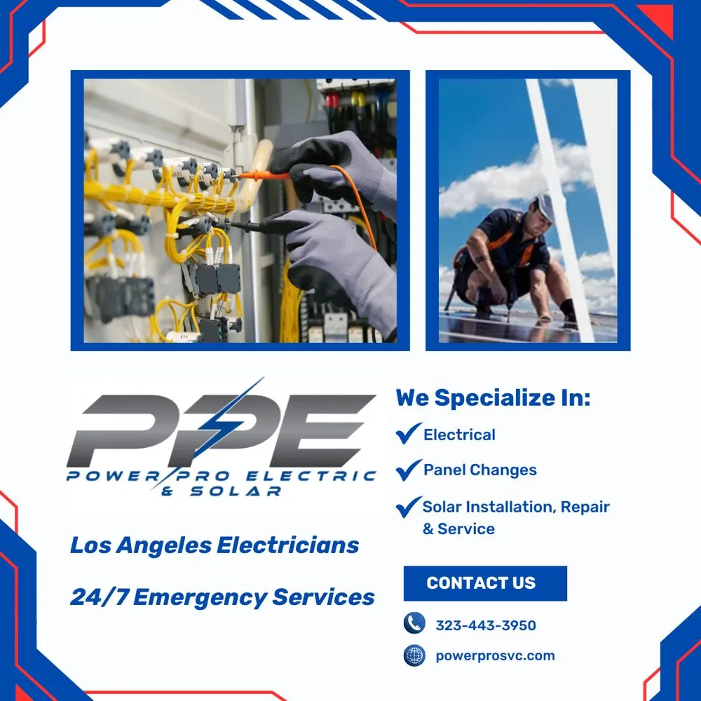 Slide of Power Pro Electric and Solar