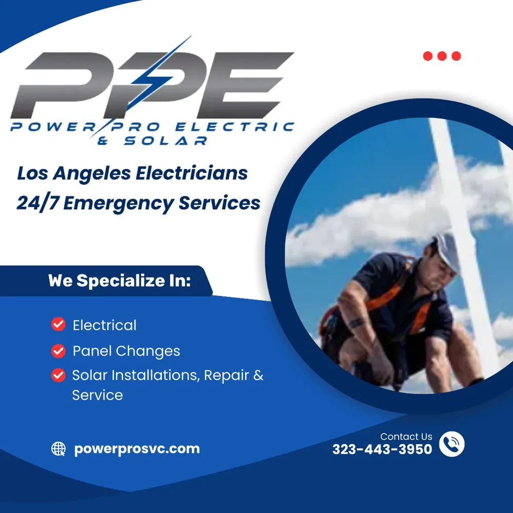 Slide of Power Pro Electric and Solar