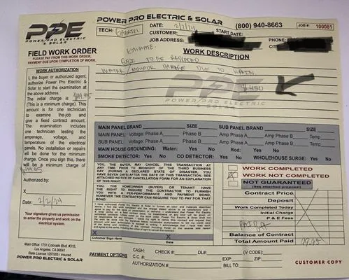 Power Pro Electric and Solar Logo