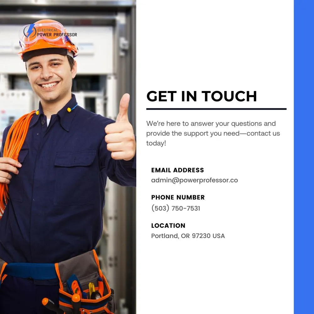 Licensed electrician providing outlet and switch repair in Portland, WA - Power Professor