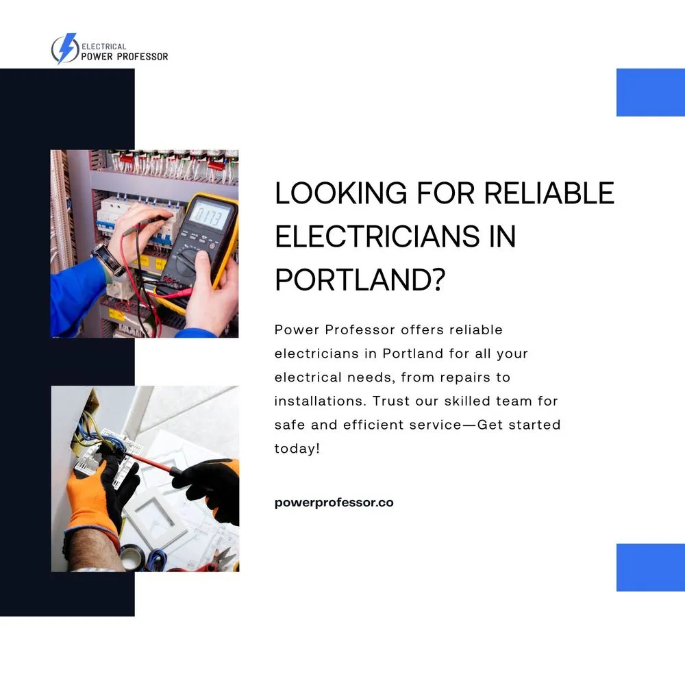 Emergency electrician providing circuit breaker repair in Portland, WA - Power Professor