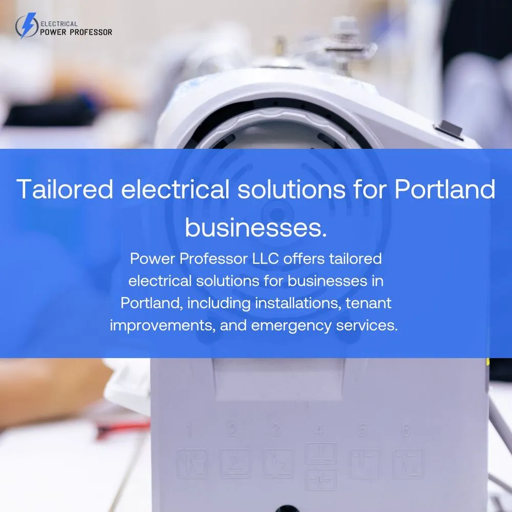Licensed electrician providing lighting installation in Portland, WA - Power Professor