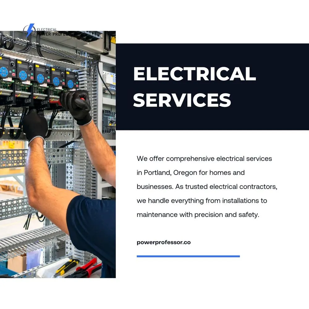 Professional electrical repair in Portland, WA by Power Professor