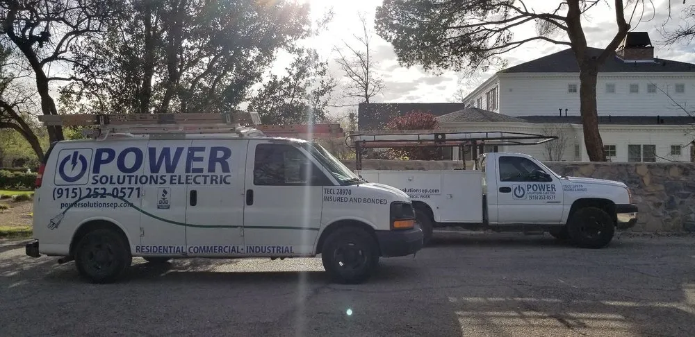 Slide of Power Solutions Electric