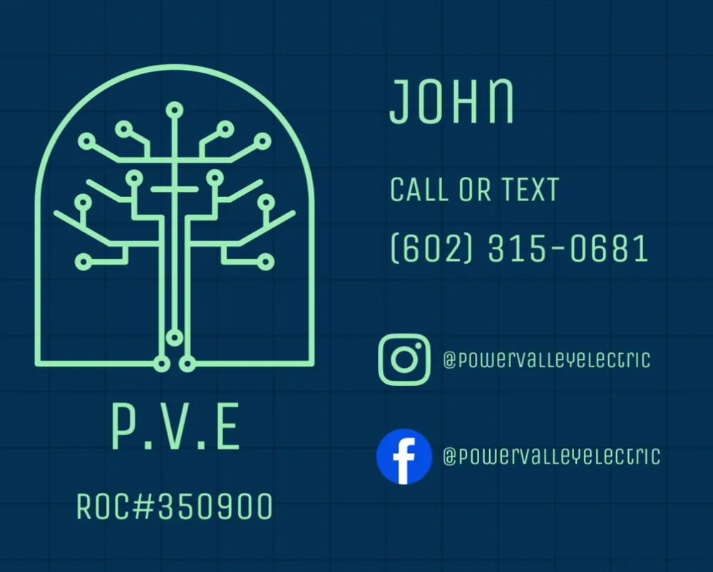 Slide of Power Valley Electric