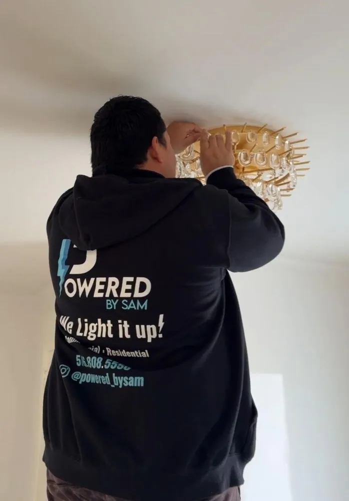 Slide of Powered by Sam