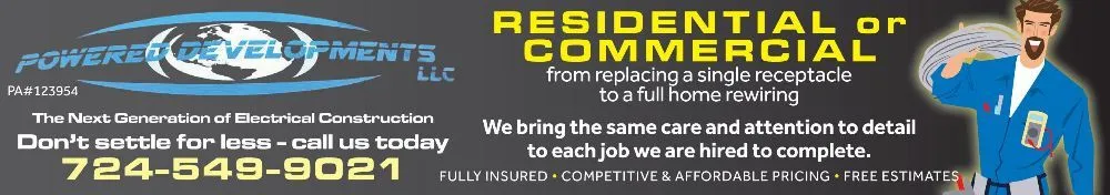 Professional wiring installation in Creekside, PA by Powered Developments