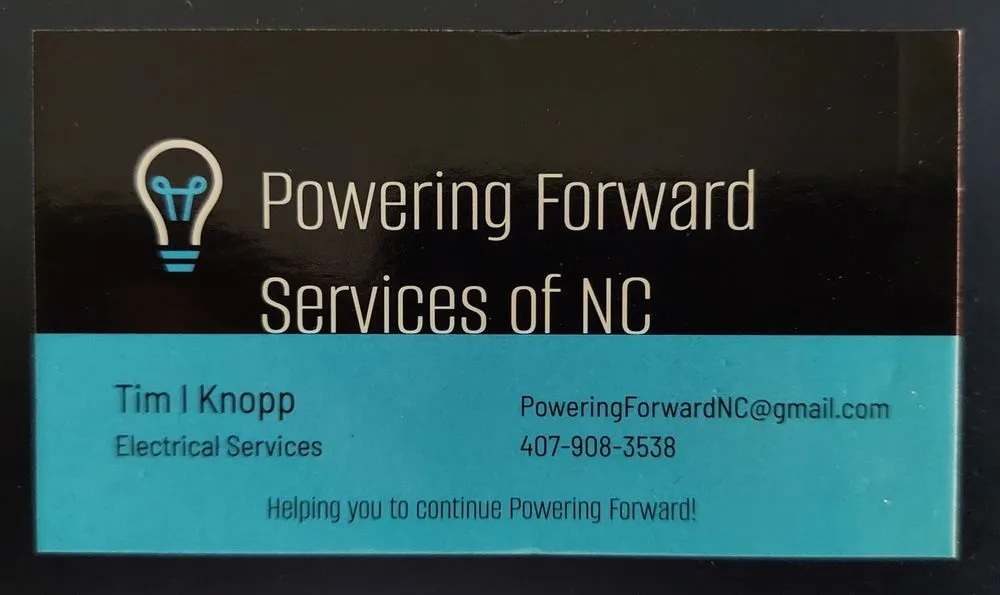 Slide of Powering Forward Services