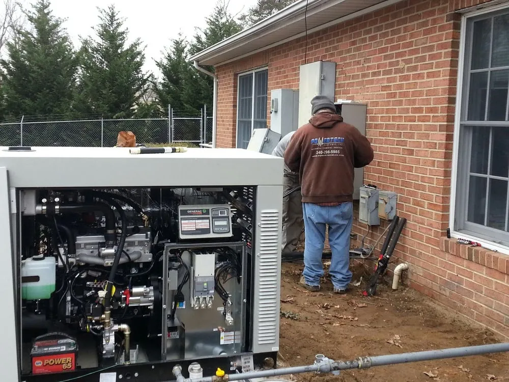 Professional electrician providing wiring installation in Hollywood, MD - Powertech Electric