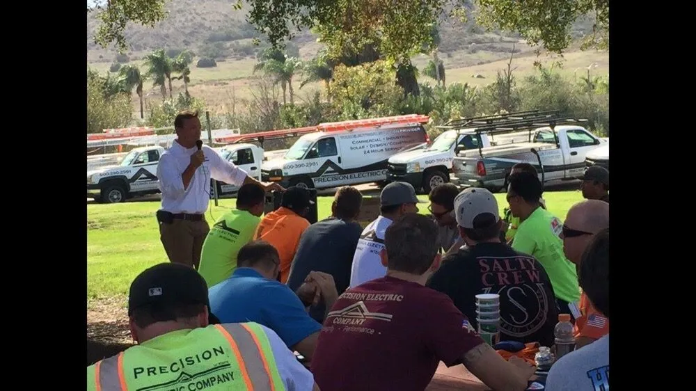 Slide of Precision Electric Company