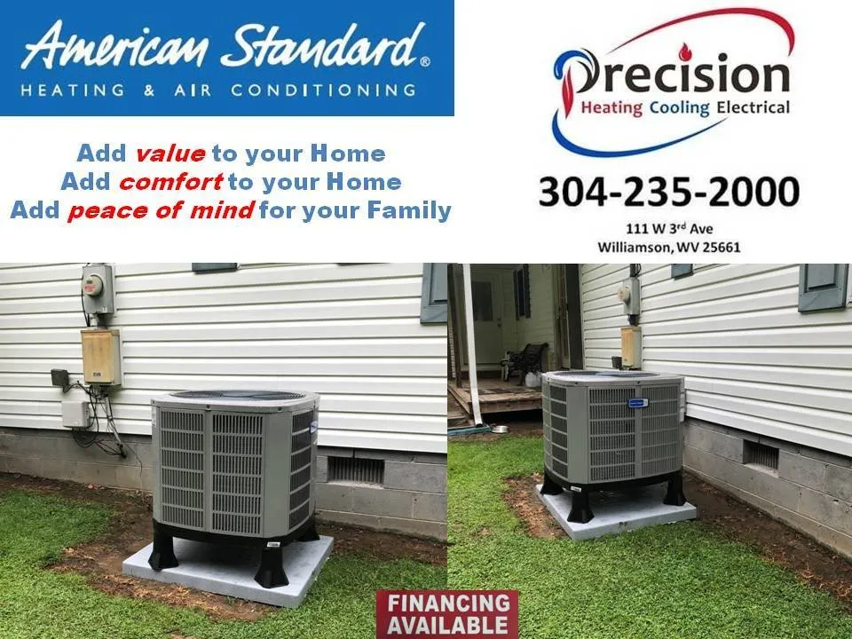 Slide of Precision Heating, Cooling, and Electrical