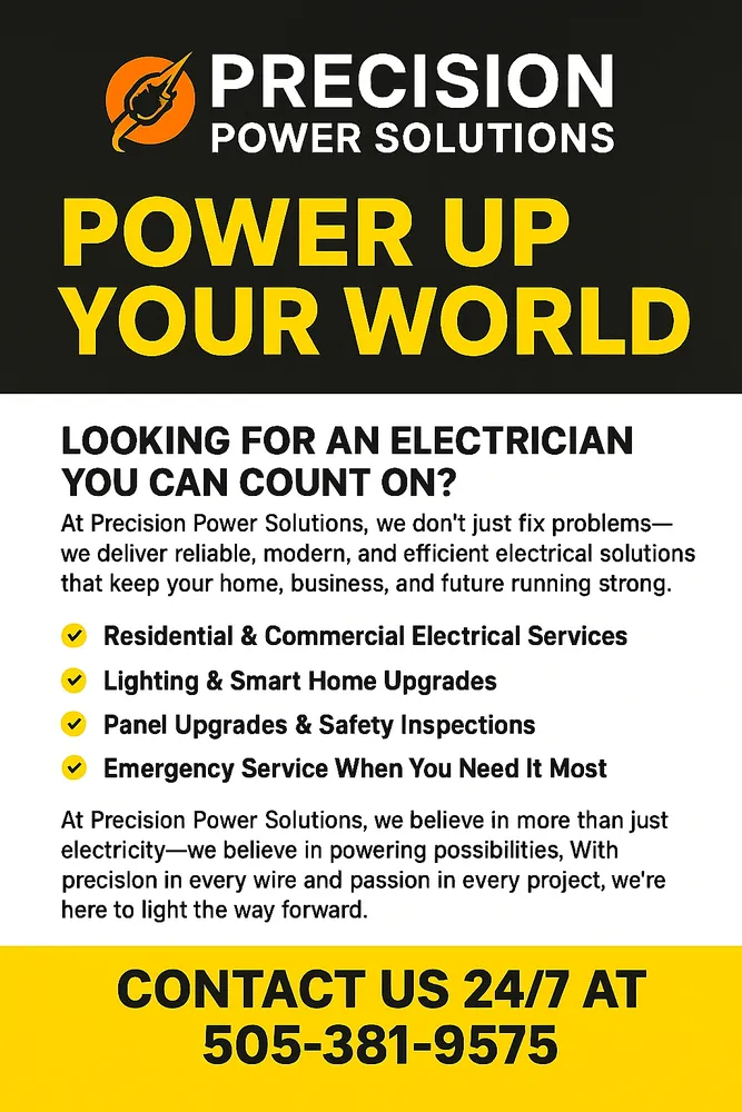 Slide of Precision Power Solutions