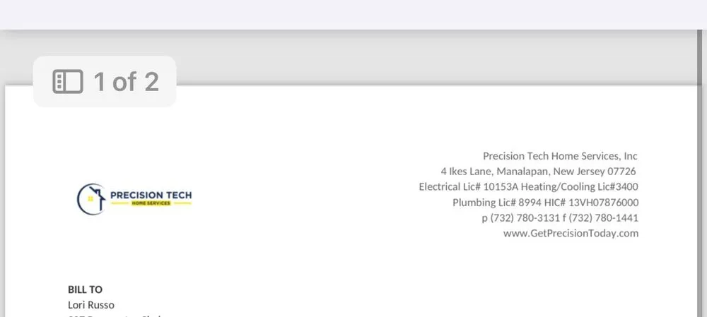 Slide of Precision Tech Home Services