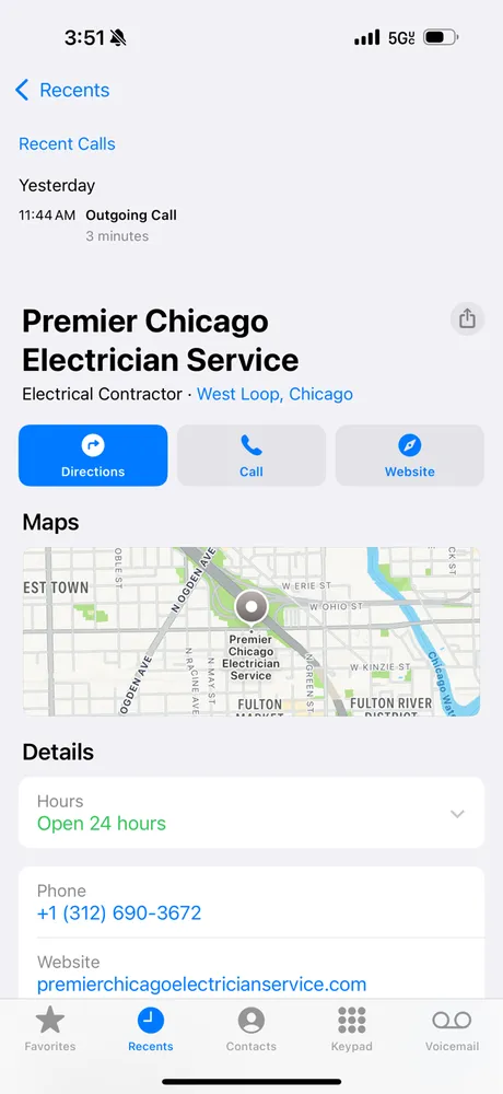 Slide of Premier Chicago Electrician Service