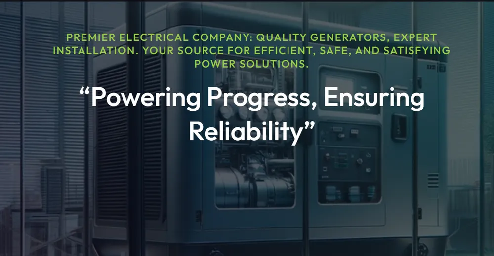 Slide of Premier Electrical Company