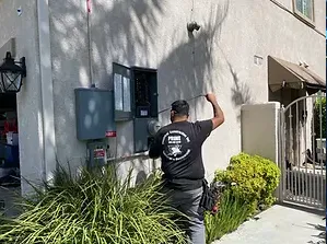 Professional electrician providing lighting installation in ,