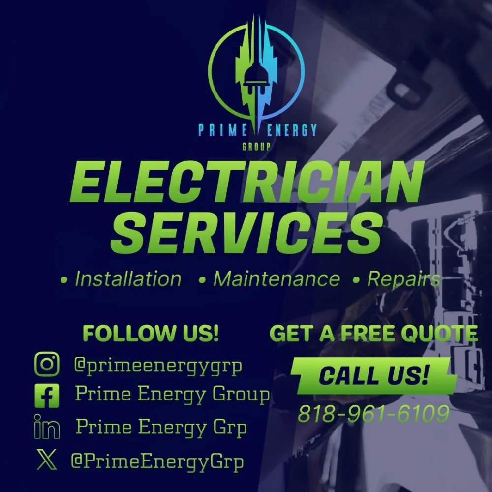 Emergency electrician providing outlet and switch repair in Winnetka, CA - Prime Energy Group
